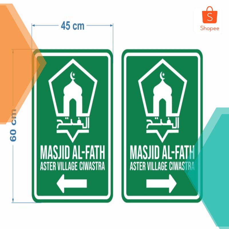 Jual Promo Custom Rambu 45cm x 60cm Dua Sisi Plat Alumunium Keren ...