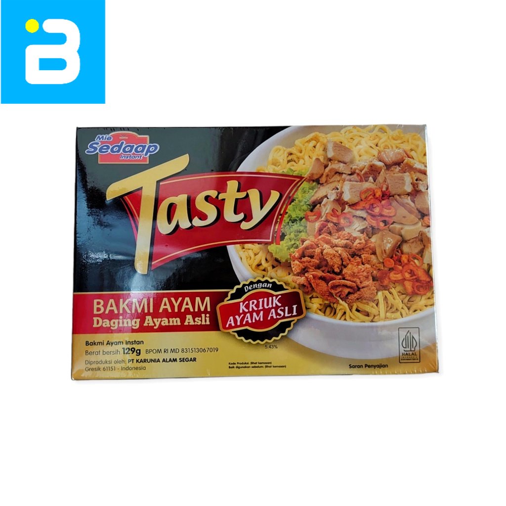 Jual Mie Sedaap Tasty Bakmi Ayam 129 G Shopee Indonesia