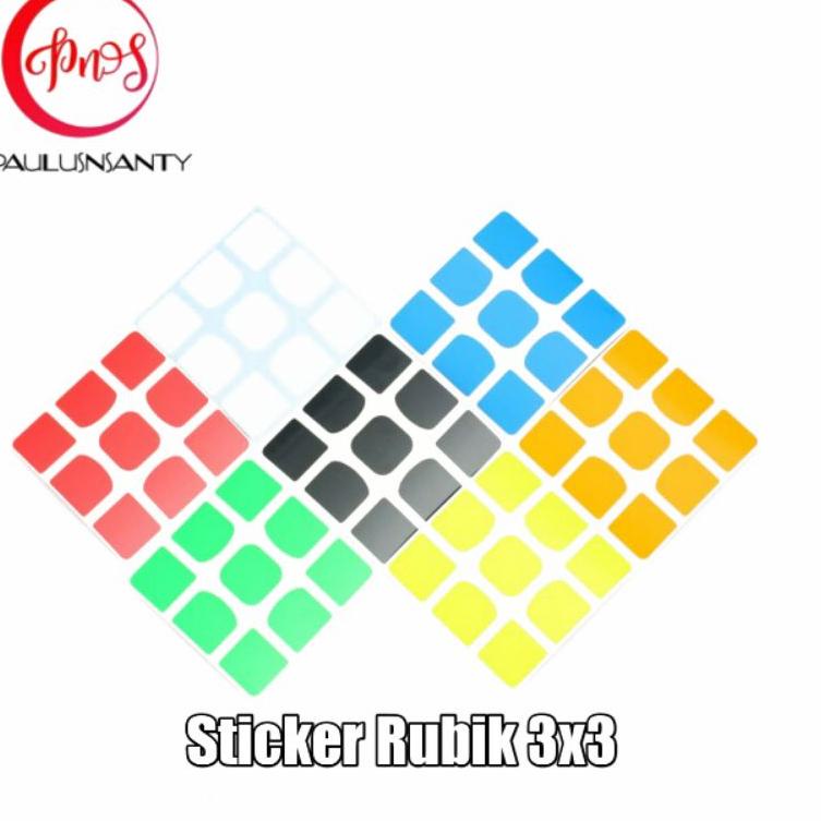 Jual TOP PRODUCT R31 Sticker Rubik 3x3 Special Paulusnsanty Edition ...
