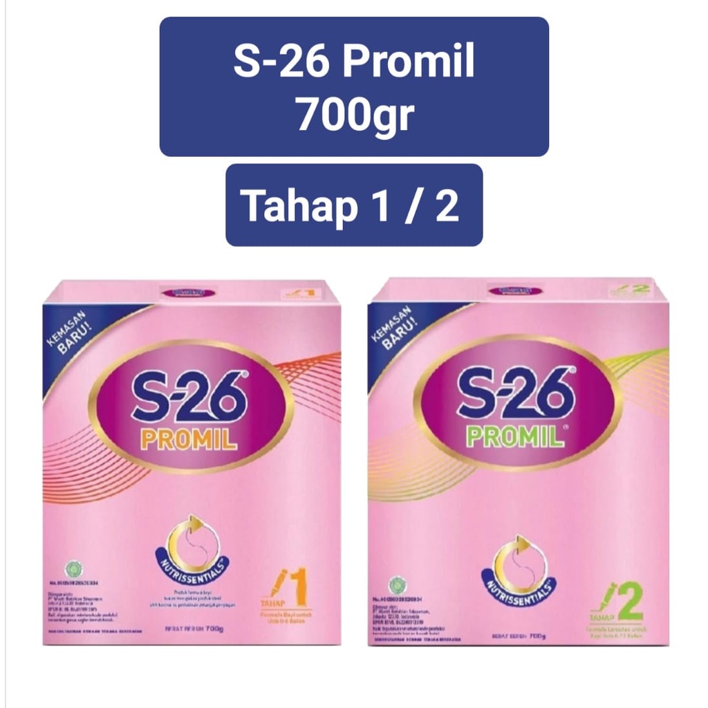 Jual S26 Promil 700gr Tahap 1 dan 2 Wyeth Susu Formula | Shopee Indonesia