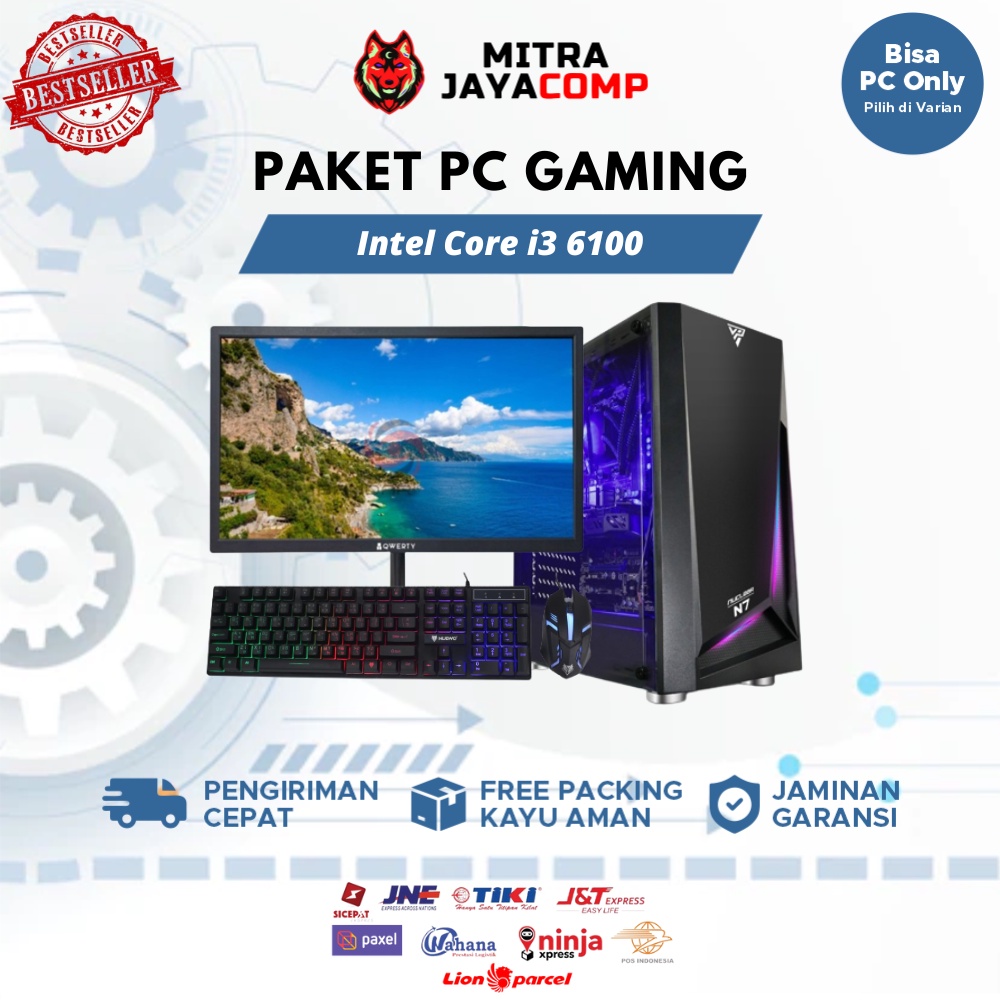 Jual Pc Gaming Fullset Core I Gtx Ti Ram Gb Hdd Gb Monitor Inch Komputer Gaming