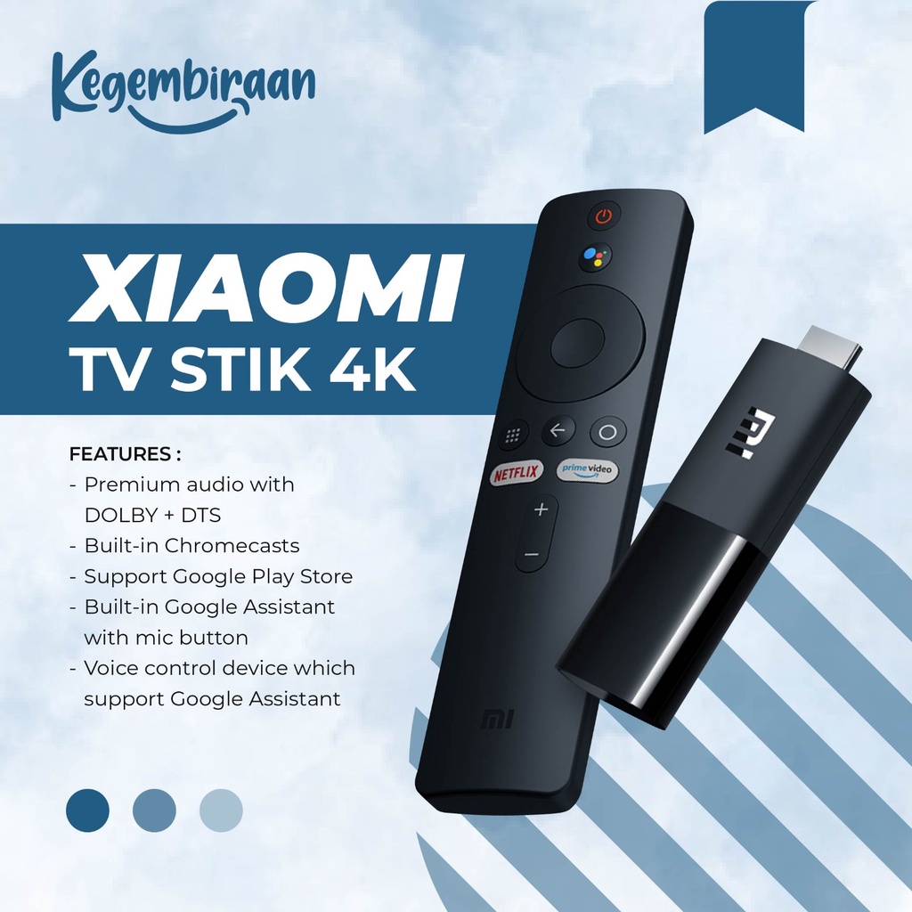 Jual Xiaomi Mi TV Stick Android Smart TV Dongle Chromecast Resmi TAM