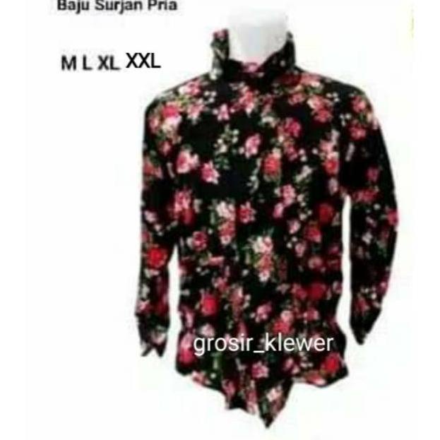 Jual Surjan Kembang/baju Jawa Surjan/sorjan/lurik/pakaian Adat Jawa ...