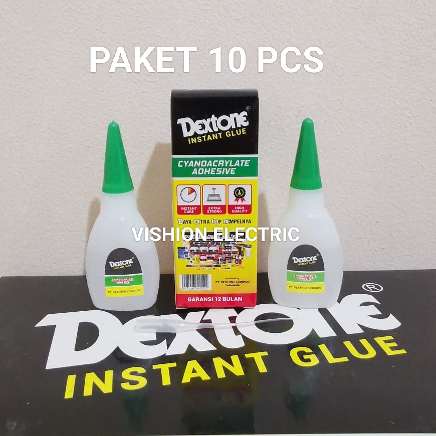 Jual PAKET 10 PCS DEXTONE LEM KOREA ASLI BESI TETES SETAN CAIR SUPER ...