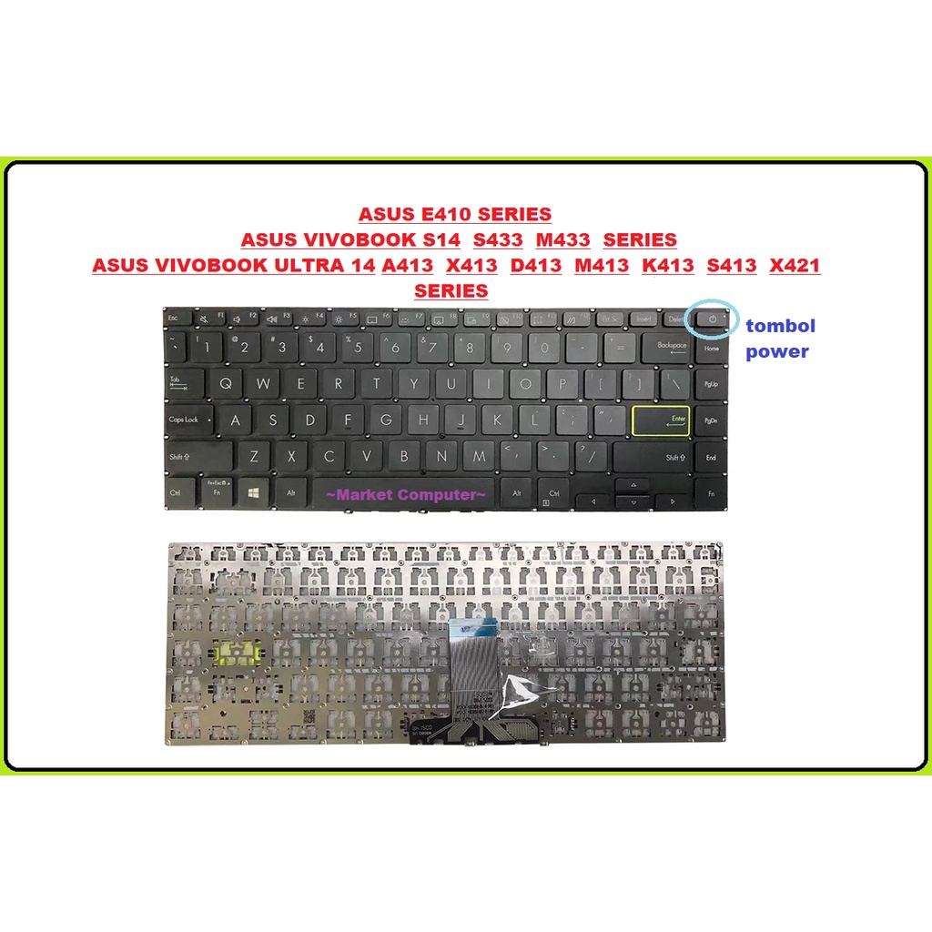 Jual Kibot Keypad Keyboard Laptop Notebook Asus VivoBook Ultra 14 A413 ...