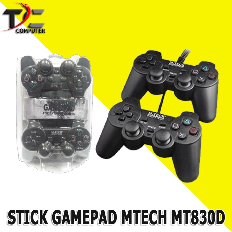 Jual Stick PS PC Laptop Gamepad Single USB M TECH MT 830S Lampu