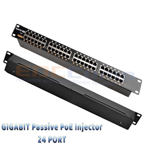 Jual Passive POE Injector 24 Port Gigabit / GIGABIT POE 24 Port ...