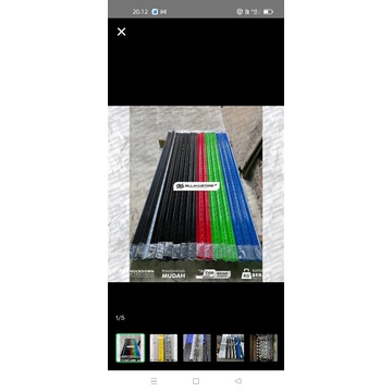Jual Tiang Rak besi siku lobang Tebel 2ml 4x4 | Shopee Indonesia