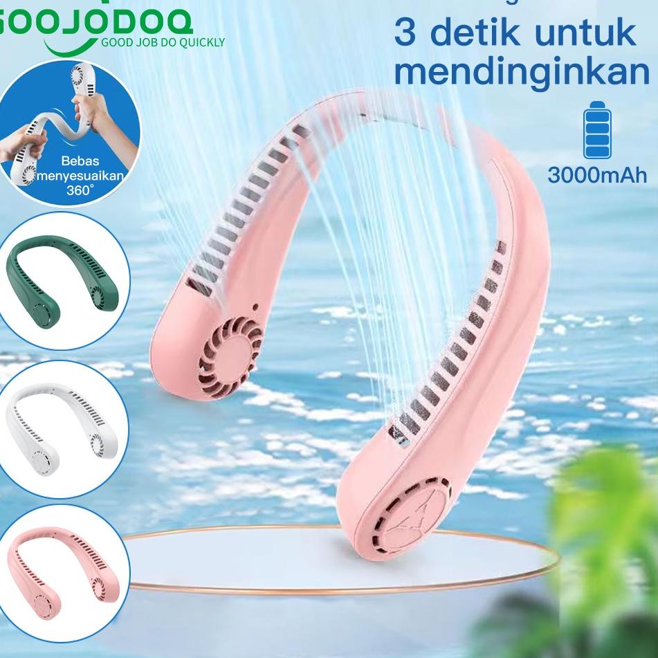 Jual Oke Price Goojodoq Neck Fan Kipas Angin Gantung Leher Kipas Angin