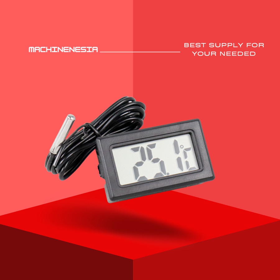 Jual PENGUKUR TEMPERATUR SUHU THERMOMETER RUANGAN KAMAR AC MOBIL ...