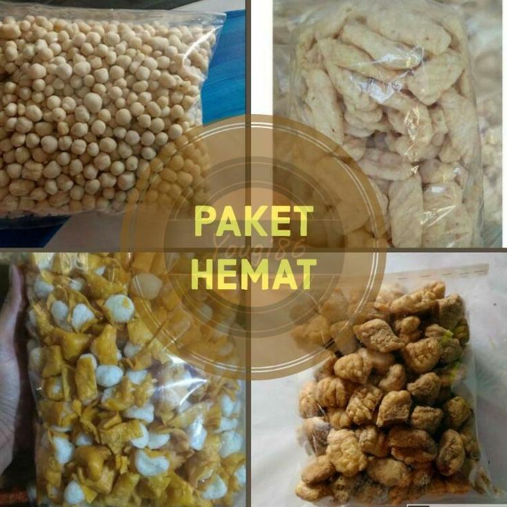 Jual Harga Promo Paket Komplit Toping Baso Aci Siomay Mini Kering