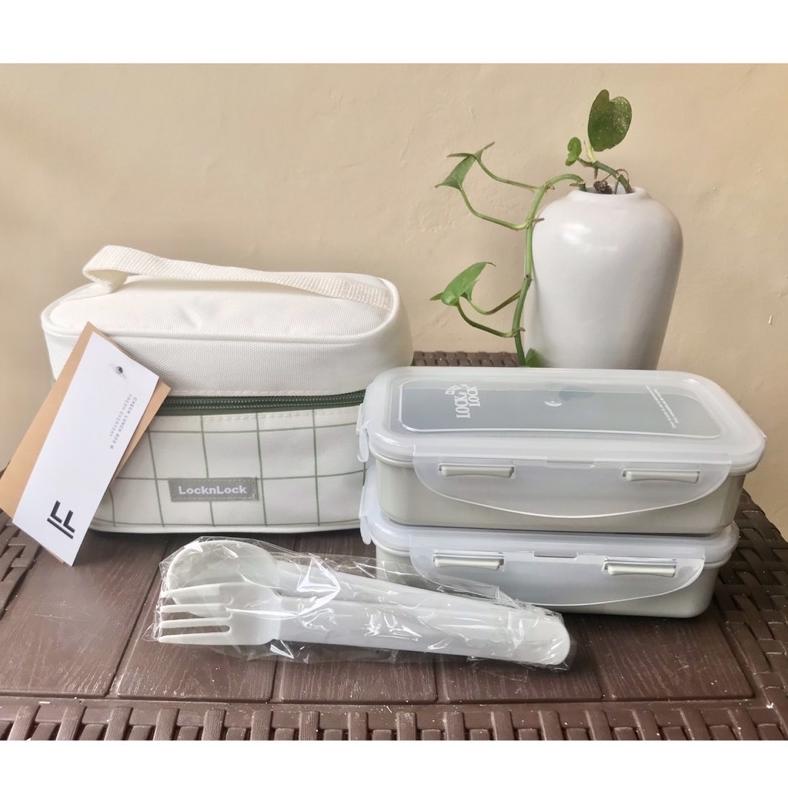 Jual Lock n Lock Lunch Bag Set Kotak Makan Set Shopee Indonesia