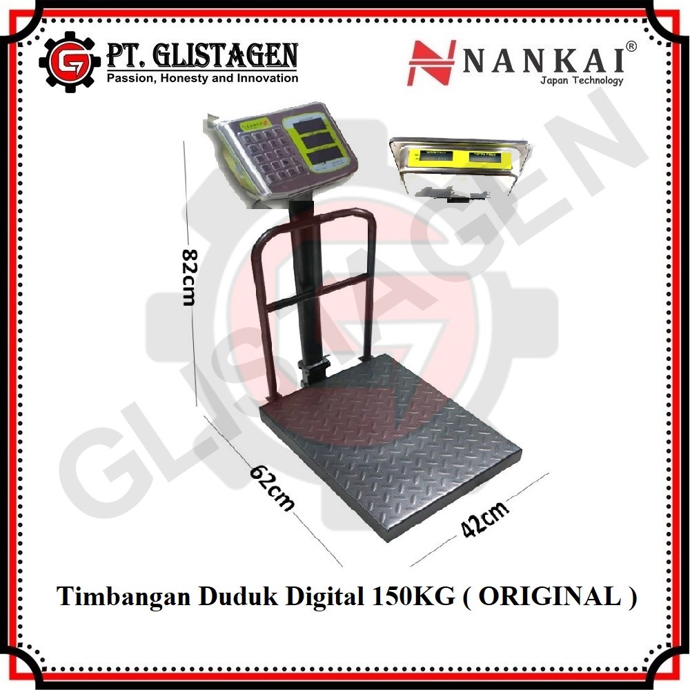 Jual Nankai Timbangan Duduk Digital 150kg Art177 08 Shopee Indonesia