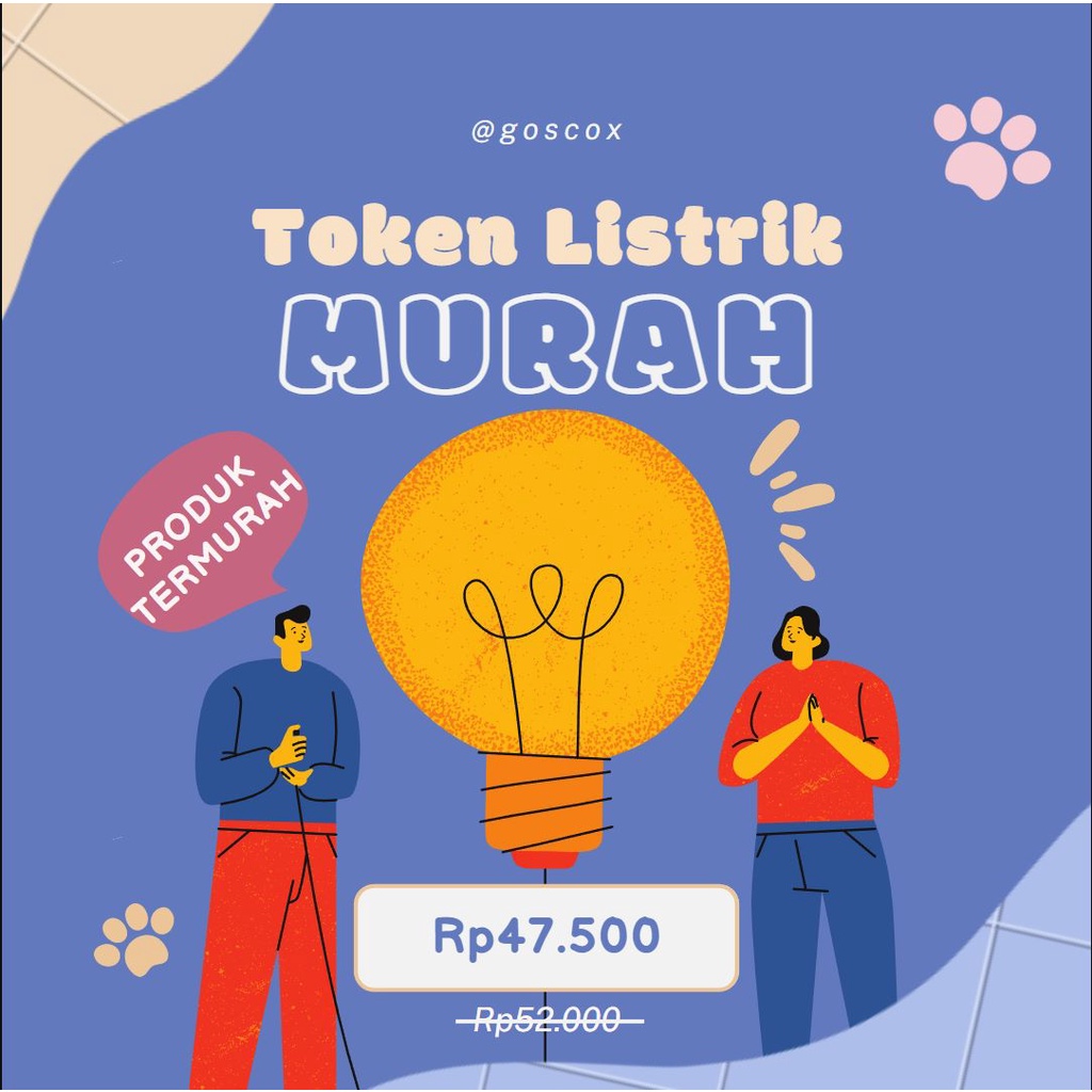 Token listrik 50 ribu daya 450 VA