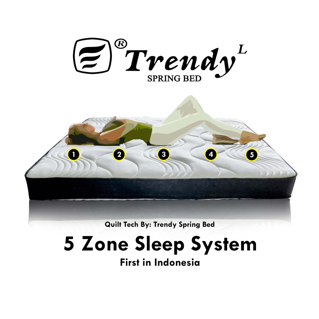 Jual Trendy Pocket Spring 26cm - Kasur Spring Bed Vacuum Press Roll ...