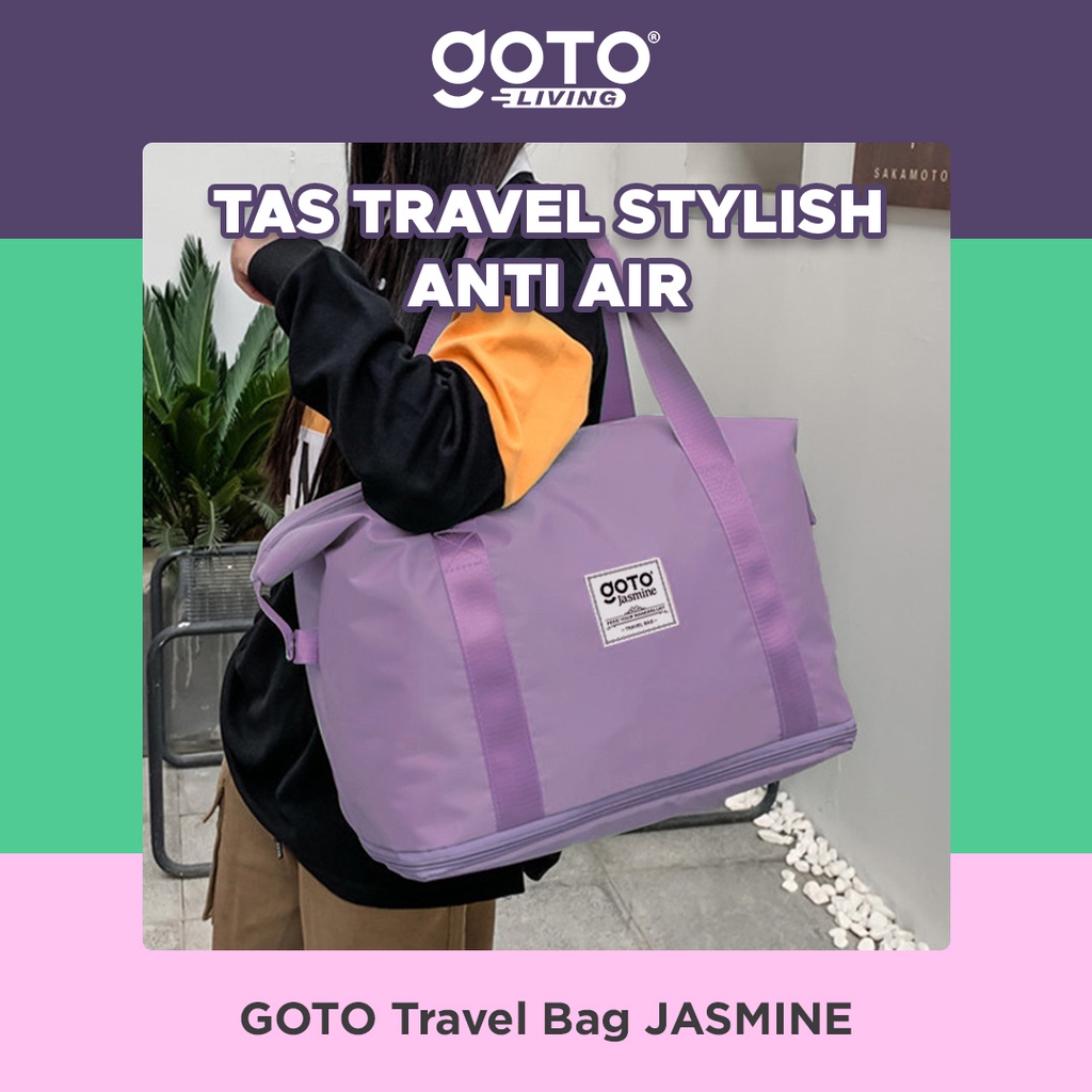 Jual Goto Jasmine Tas Traveling Travel Bag Jinjing Waterproof Jumbo Besar Shopee Indonesia