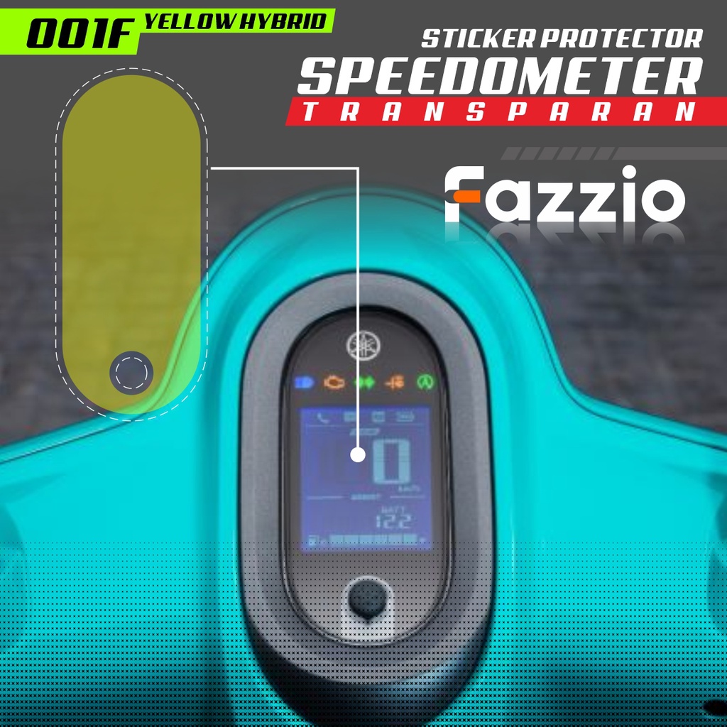 Jual Sticker Spidometer Yamaha Fazzio 125 Stiker Transparan Spidometer ...