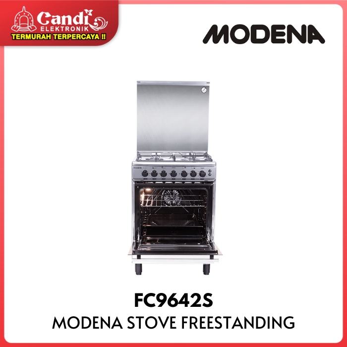 Jual MODENA Kompor Freestanding 4 Tungku Full Oven Kapasitas 62 Liter