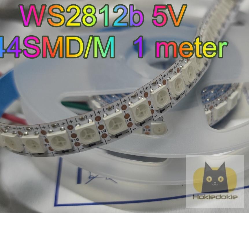 Jual ☞ LED STRIP WS2812B WS2812 5V 1M 144 Piksel 144SMD/M Addressable ...