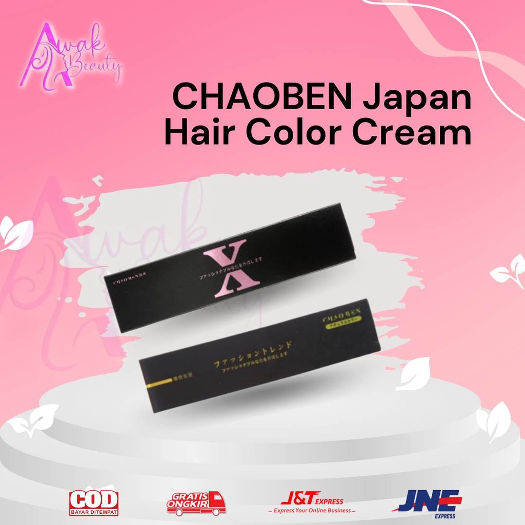 Jual CHAOBEN Japan Hair Color Cream Pewarna Rambut Cat Rambut ...