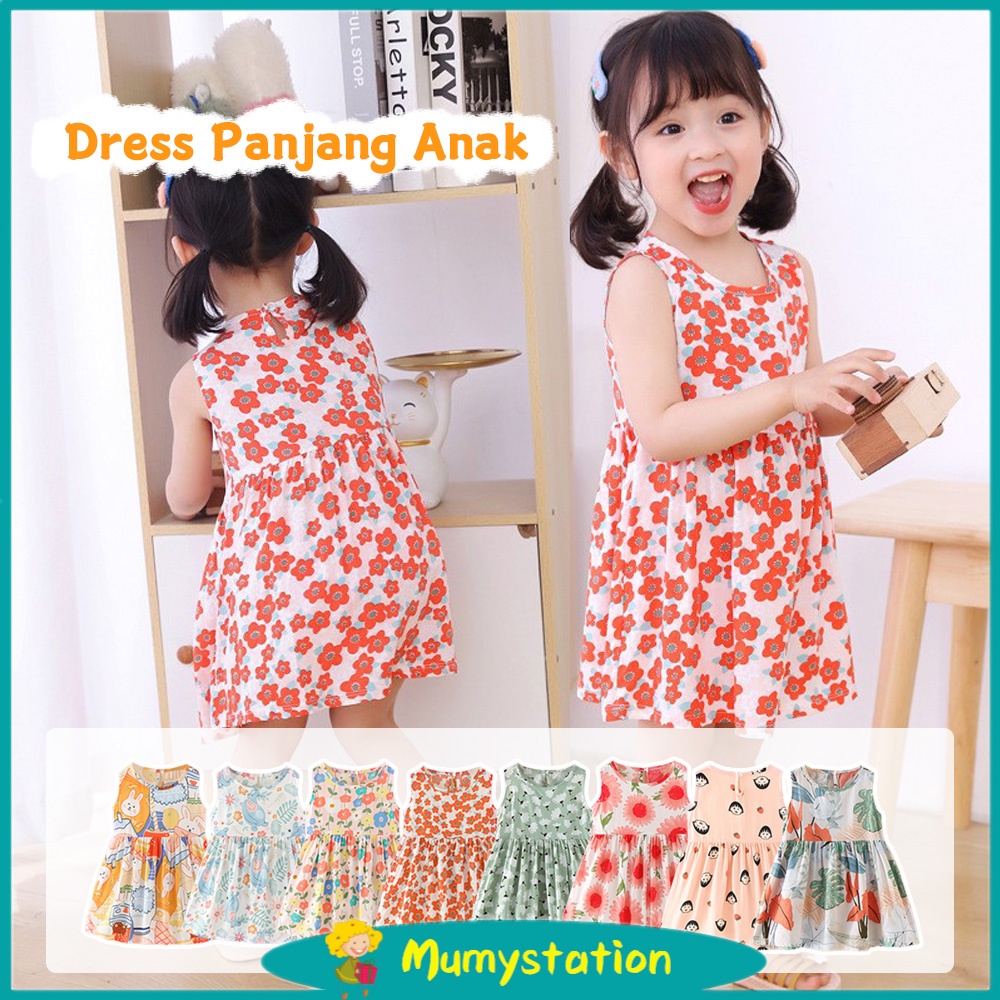 Jual Mumystation Dress Korea Anak Perempuan Import/Dress Anak Bayi 100