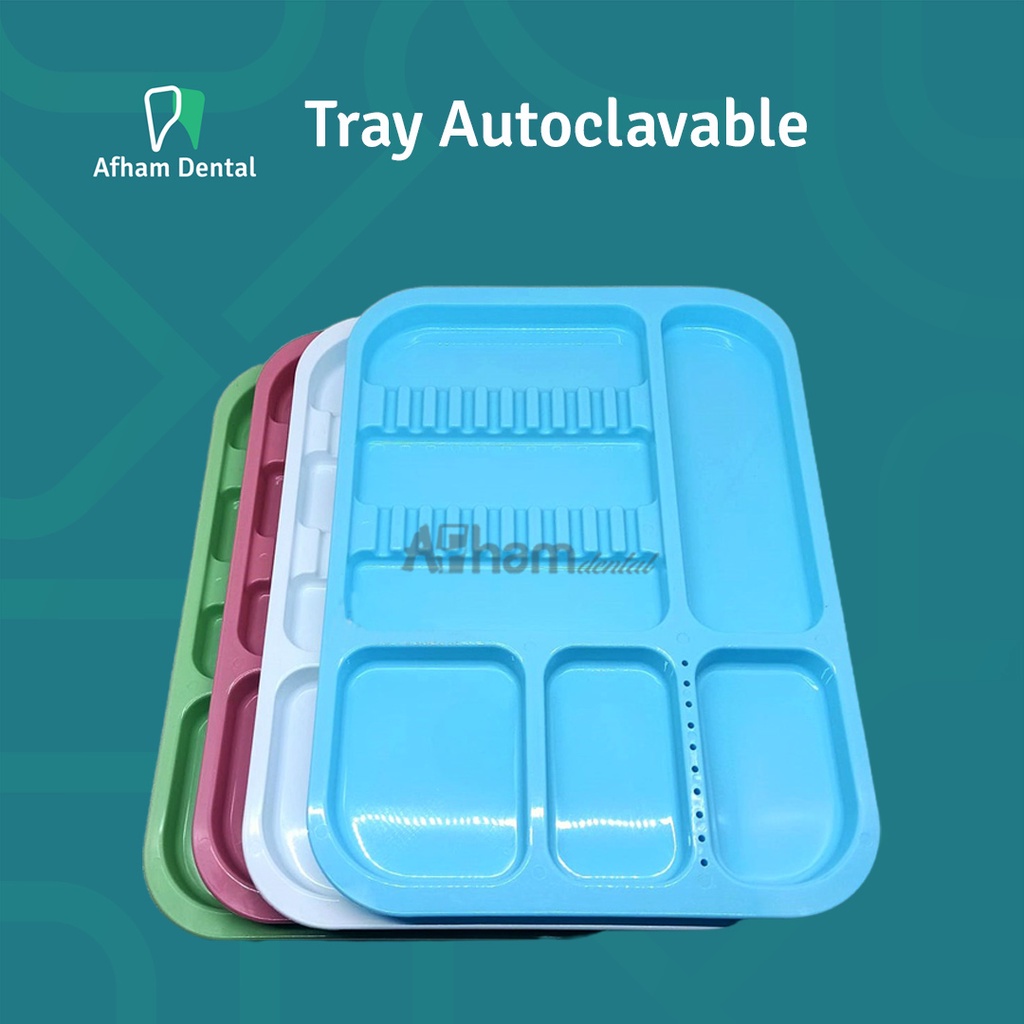 Jual DENTAL INSTRUMENT INSTRUMEN TRAY SEKAT PLASTIK AUTOCLAVABLE ...