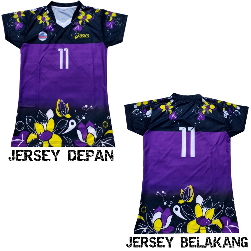 Jual JERSEY VOLI CEWE BAJU VOLI CEWEK FULLPRINTING Shopee Indonesia