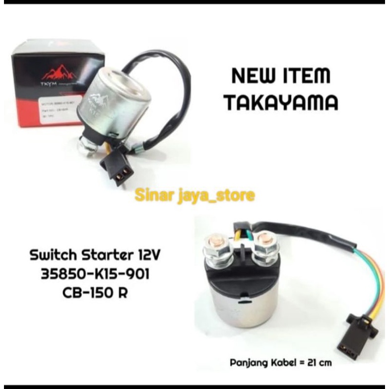 Jual Switch Starter Bendik Starter Cb150R Takayama | Shopee Indonesia