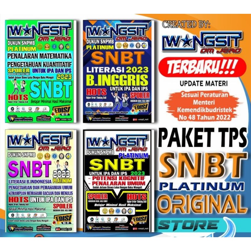 Jual [TPS SNBT 2023] (ORI) Buku Wangsit OM JERO UTBK SNBT 2023 PLATINUM ...