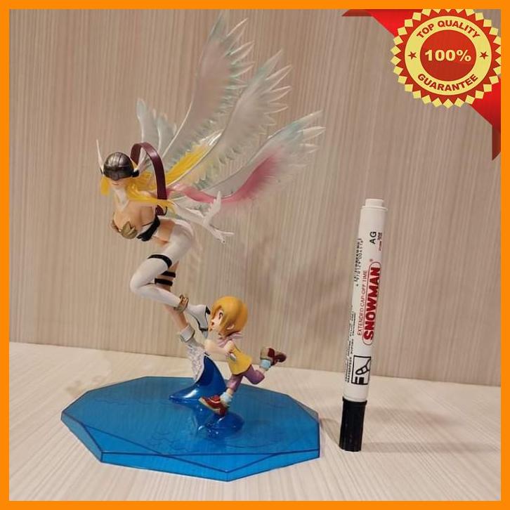 Jual (BAL) mainan static figure angewomon digimon hikari gem recast ...