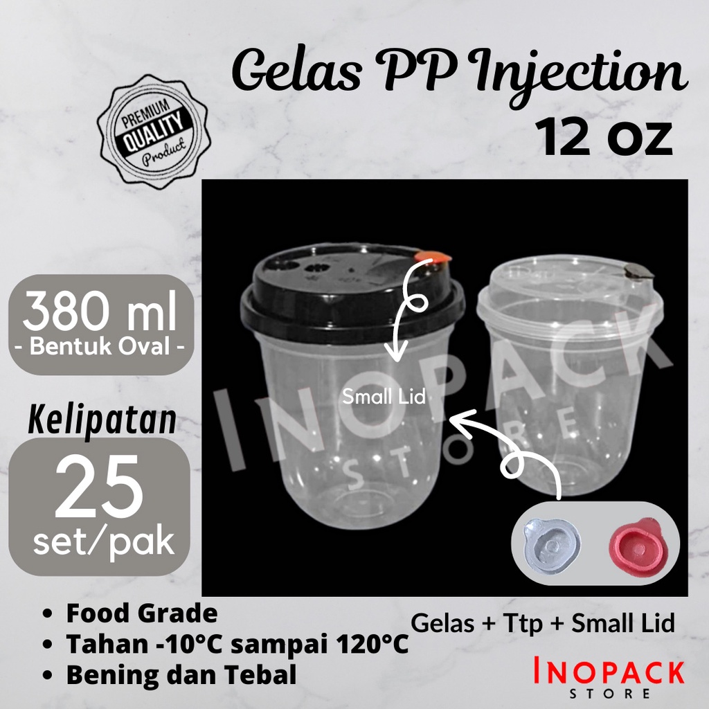 Jual Pp Cup Injection 12oz 380ml Gelas Plastik Boba Cheese Tea Thinwall Cup Shopee Indonesia 4379