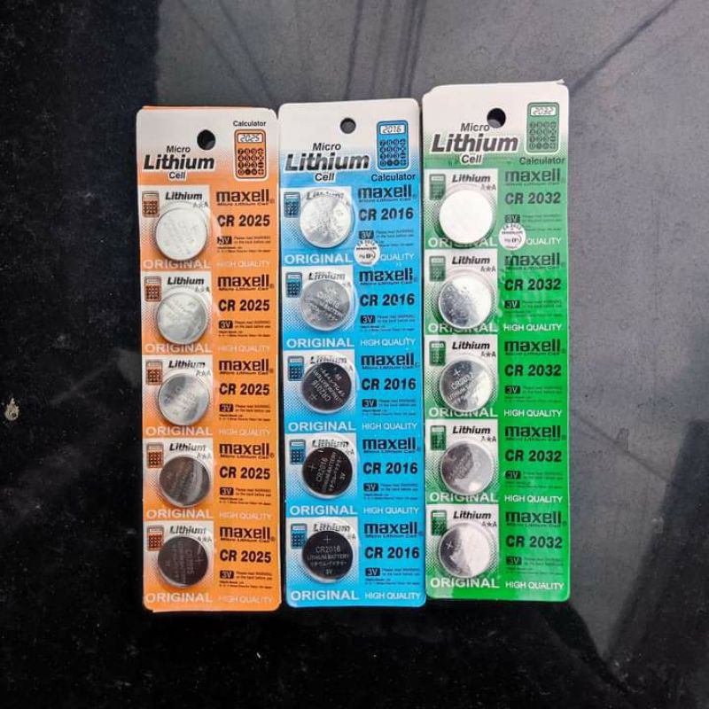 Jual Baterai Lithium 3V CR 2016 CR 2025 CR 2032 Baterai Kancing Shopee Indonesia