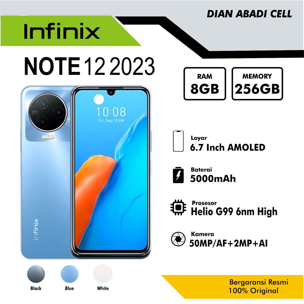 Jual Infinix Note 12 2023 8/256GB | Shopee Indonesia