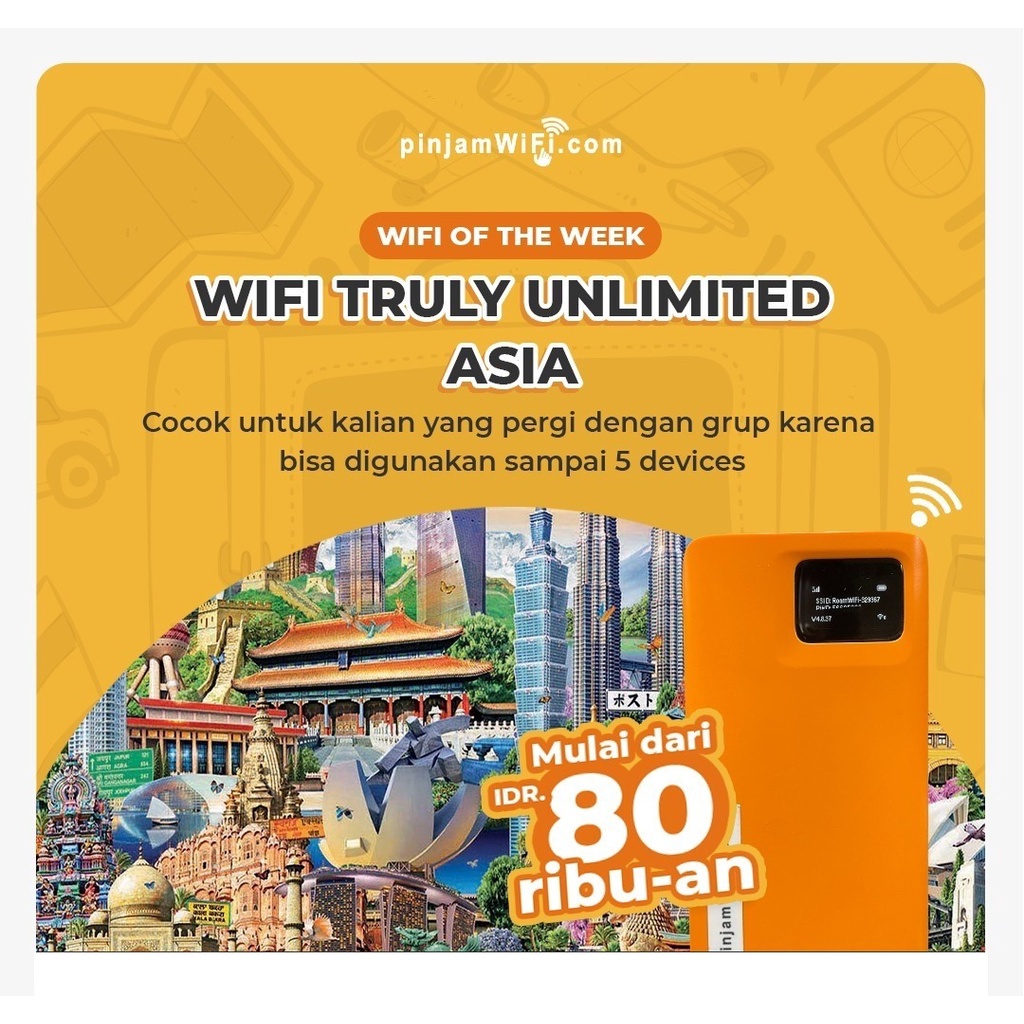 Jual Pinjam Wifi Sewa Modem Portable Asia Harian - Southeast Asia Truly ...