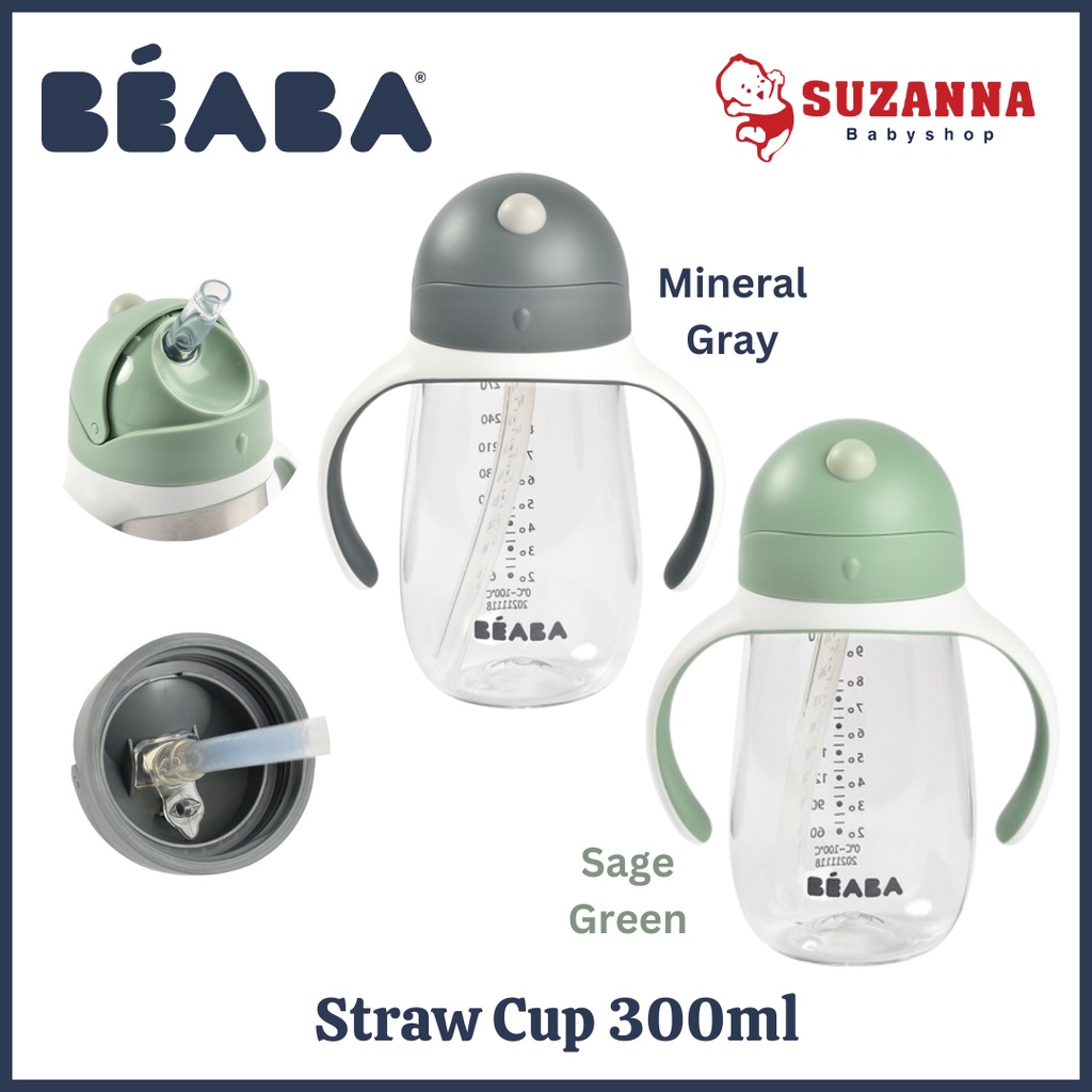 Jual Beaba Straw Cup 300ml BEA150 Botol Minum Shopee Indonesia
