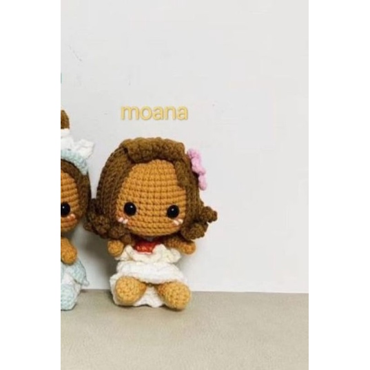 Jual Boneka Rajut Amigurumi Handmade Crochet Doll Princess Mini Disney ...