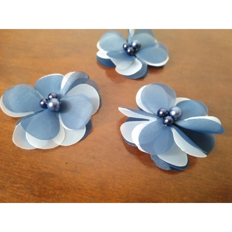 Jual Bunga Payet 3d organza/jahit hiasan baju pesta 5cm | Shopee Indonesia