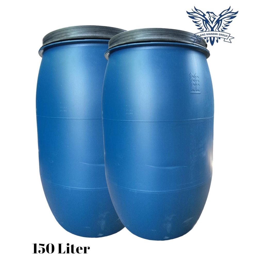 Jual 150 Liter Tempat Sampah Biru Tong Air Biru Tong Komposter Biru Serbaguna Tebal And Kuat 150l 4074