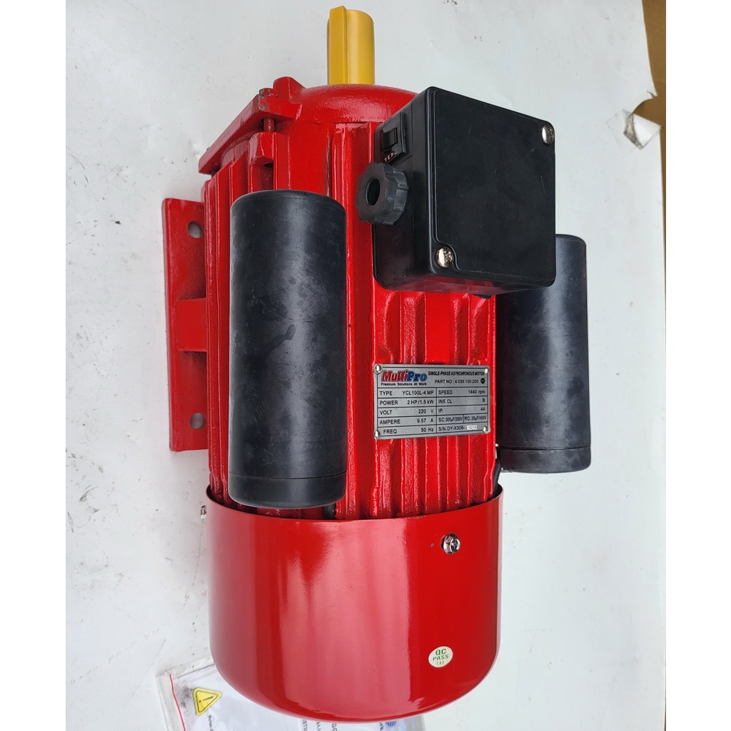 Jual MULTIPRO ELECTRO MOTOR DINAMO LISTRIK 2 HP 4 POLE 1 PHASE 220 V Shopee Indonesia