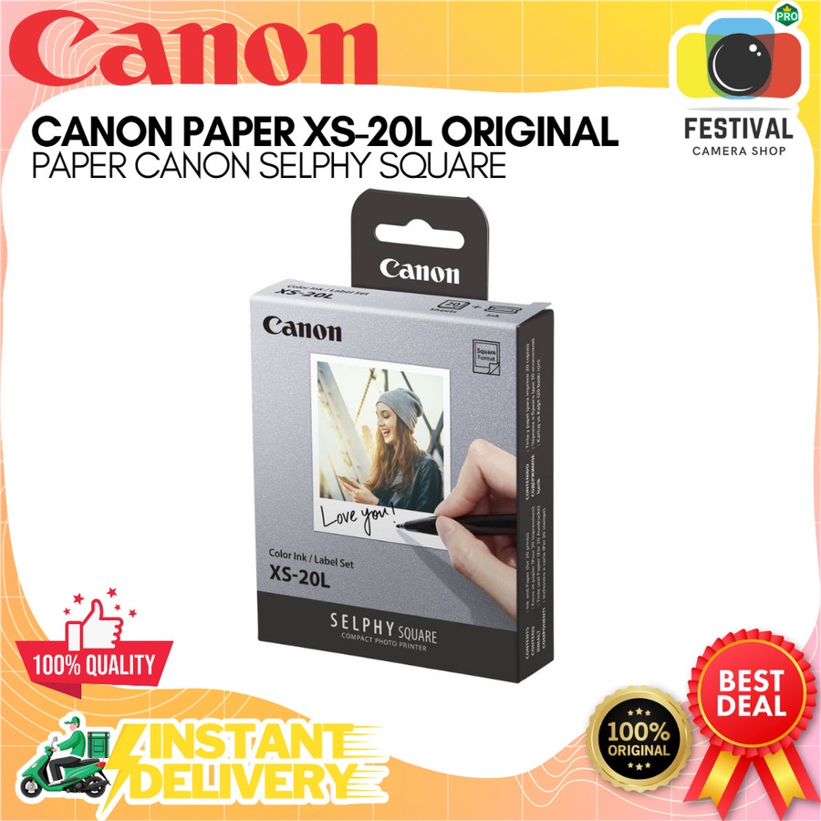 Jual Paper Canon Selphy Square / Paper XS-20L Original | Shopee Indonesia