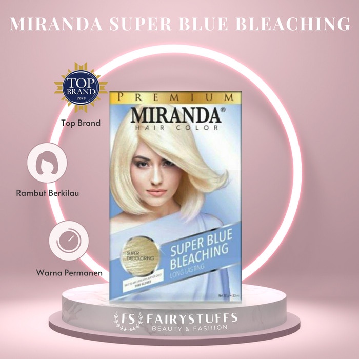 Jual Miranda Hair Color Pastel Super Blue Bleaching Series Cat Rambut ...