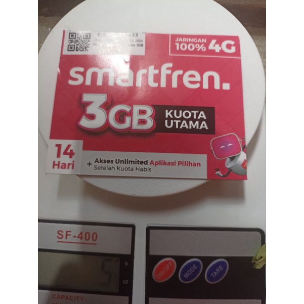 Jual Kartu Perdana Smartfren 3GB+5GB Bonus Pelanggan Baru | Shopee ...