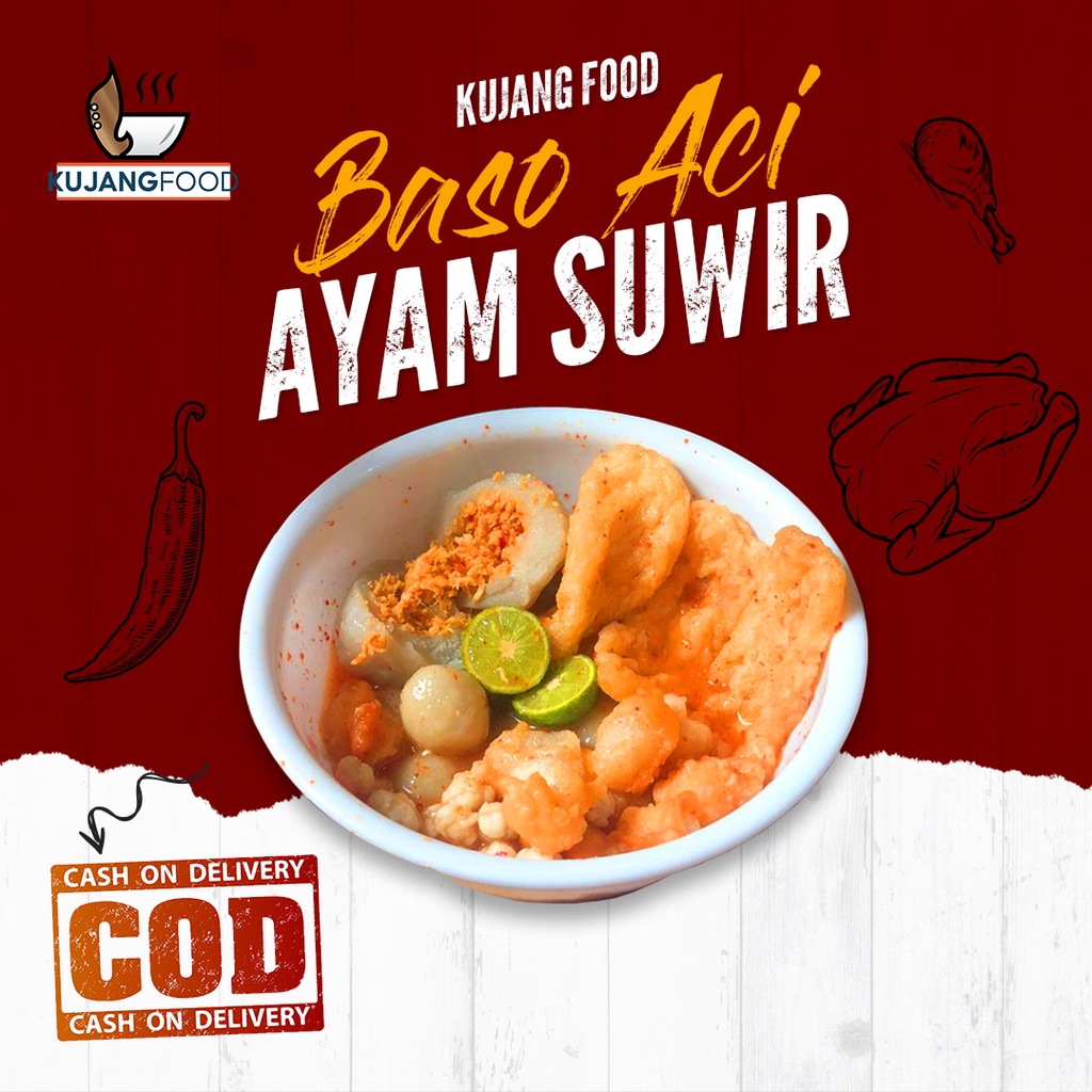 Jual Baso Aci Ayam Suwir Pedas Bakso Aci Ayam Suwir Pedas Shopee