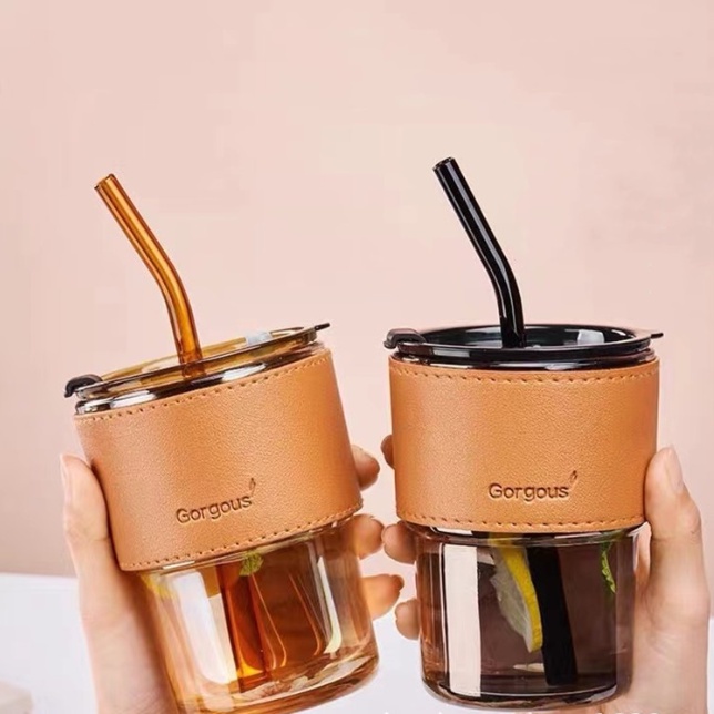 Jual Gelas Tumbler Aesthetic Gelas Minum Kaca Simple Elegan Water ...
