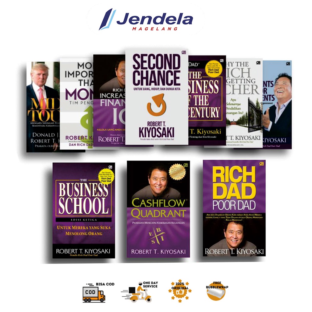 Jual Buku Bisnis Robert T Kiyosaki Rich Dad Poor Dad Cashflow Quadrant