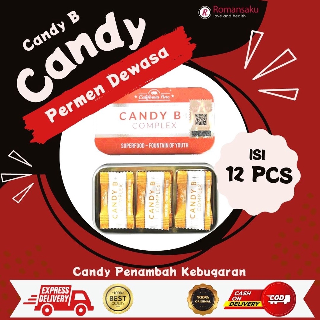 Jual Permen Candy B Plus Complex Original 100% Joss | Shopee Indonesia