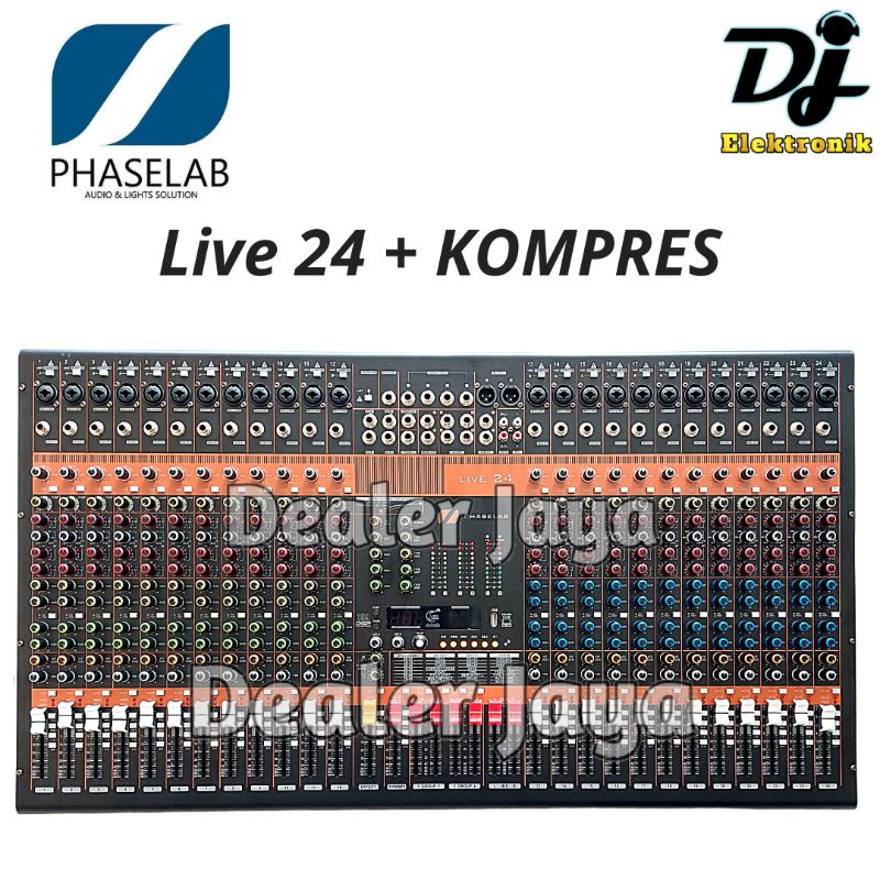 Jual Mixer Analog Phaselab / Phase Lab LIVE 24 / LIVE24 + KOMPRES 24