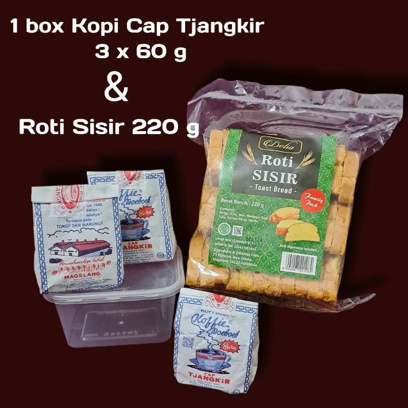 Jual Paket kopi 1 box @ 50 gr x 3 & Roti Sisir 220 g | Shopee Indonesia