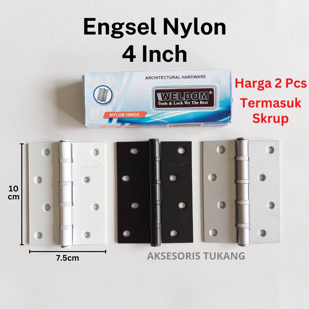 Jual Engsel Nylon Pintu Jendela Pvc Kamar Mandi Inch Kupu Kupu Weldom Shopee Indonesia