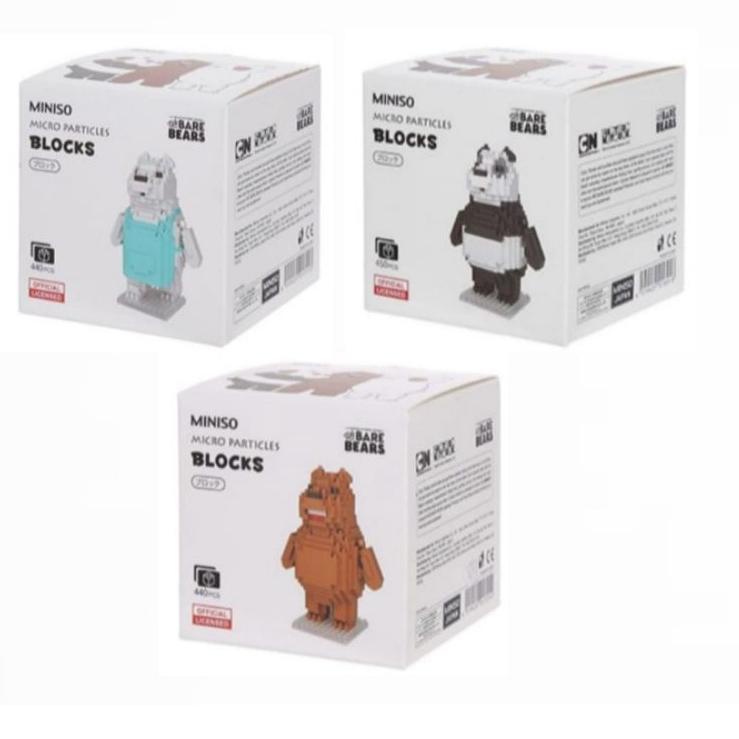 Building Blocks Miniso Microparticles Blocks We Bare Bears Jual